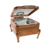 Chaffing Dish Carré Bronze