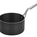 CASSEROLE HAUTE EN ALU NOIR 18CM