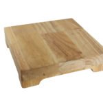 SUPPORT EN BOIS CARRE POUR BUFFET 25*25*6