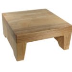 Support en Bois Carré pour Buffet