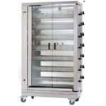RÔTISSOIRE VERTICALE GAZ 8 BROCHES 48 POULETS MCM - ESPAGNE