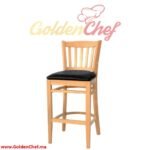 TABOURET EN BOIS SANS ACCOUDOIRE ASSISE EN TISSU BARI