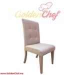 CHAISE FAUTEUIL EN BOIS ET SIMILI CUIR BOBO