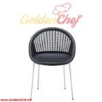 CHAISE EN SKY PIEDS EN ALUMINIUM BON-BON