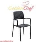 CHAISE EN PVC AVEC ACCOUDOIRS BORA