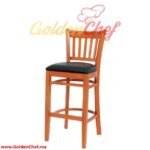 TABOURET EN BOIS SANS ACCOUDOIRE ASSISE EN TISSU JAYA-C