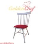 CHAISE EN BOIS SANS ACCOUDOIRE ASSISE EN TISSU KIT