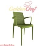 CHAISE EN PVC AVEC ACCOUDOIRS LASER-SHOW