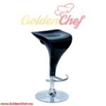 TABOURET EN PVC PIED CHROME REGLABLE VELLA