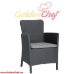 CHAISE TRESSEE MIAMI-T NOIR