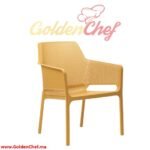 CHAISE EN PVC AVEC ACCOUDOIRS NETTO