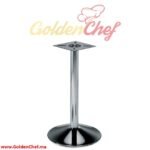 PIED DE TABLE BOMBE CHROME