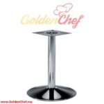 PIED DE TABLE BAS BOMBE TIGE ROND