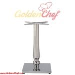 PIED DE TABLE BAS CARRE TIGE SCULTE