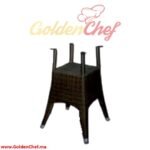 PIED DE TABLE TRESSE CARRE