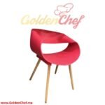 CHAISE EN POLYPROPYLENE POLO-ROGE