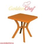 TABLE EN PLASTIQUE CARRE Dim : 65 x 65 x 73 cm