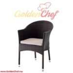 CHAISE TRESSE WEMBLEY NOIR
